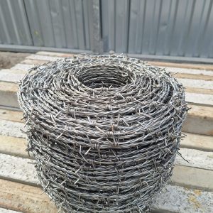 Колючая проволока двухосновная 4.4 мм (2.2+2.2) в бухте 300 метров