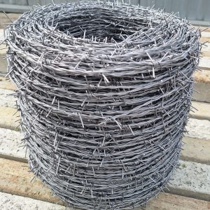 Колючая проволока двухосновная оцинкованная 3.2 мм в бухте 400 метров